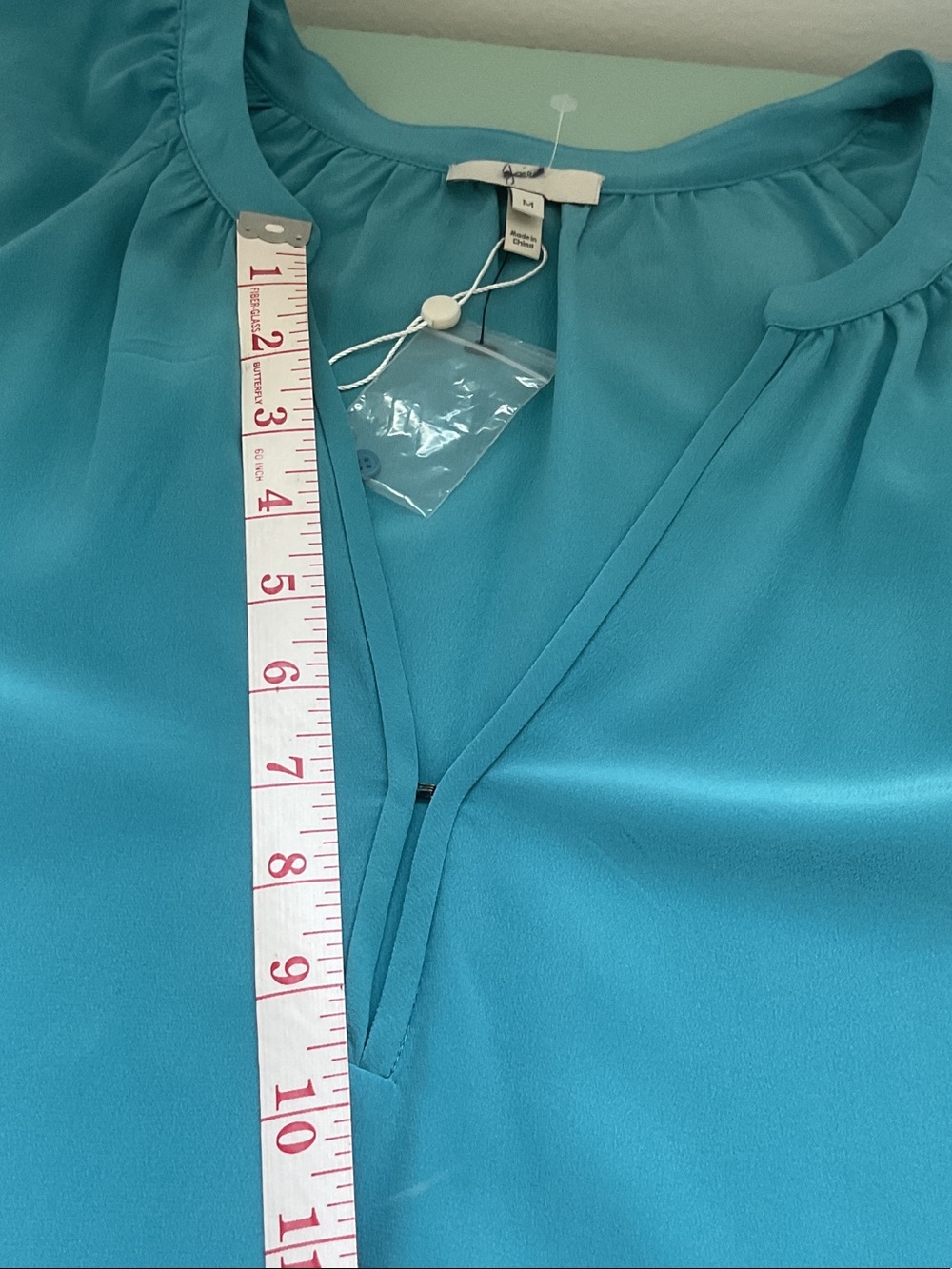 Joie V-Neck 100% Silk Long Sleeve Blouse - Picture 7 of 11